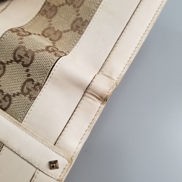 GUCCI GG Vintage Double  Sided Flap Signature /Italy - Picture 14 of 16